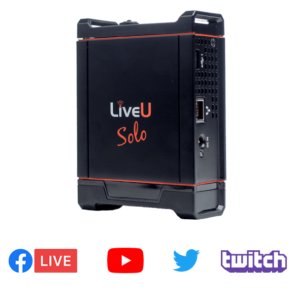 LiveU Solo Cellular Bonding for Live Streaming
