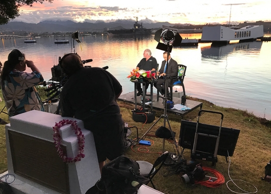 Pearl Harbor 75th Commemoration - KHON Wake Up 2day — images
