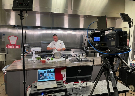 Y. Hata and ChefZone Virtual Recipe Demo — images